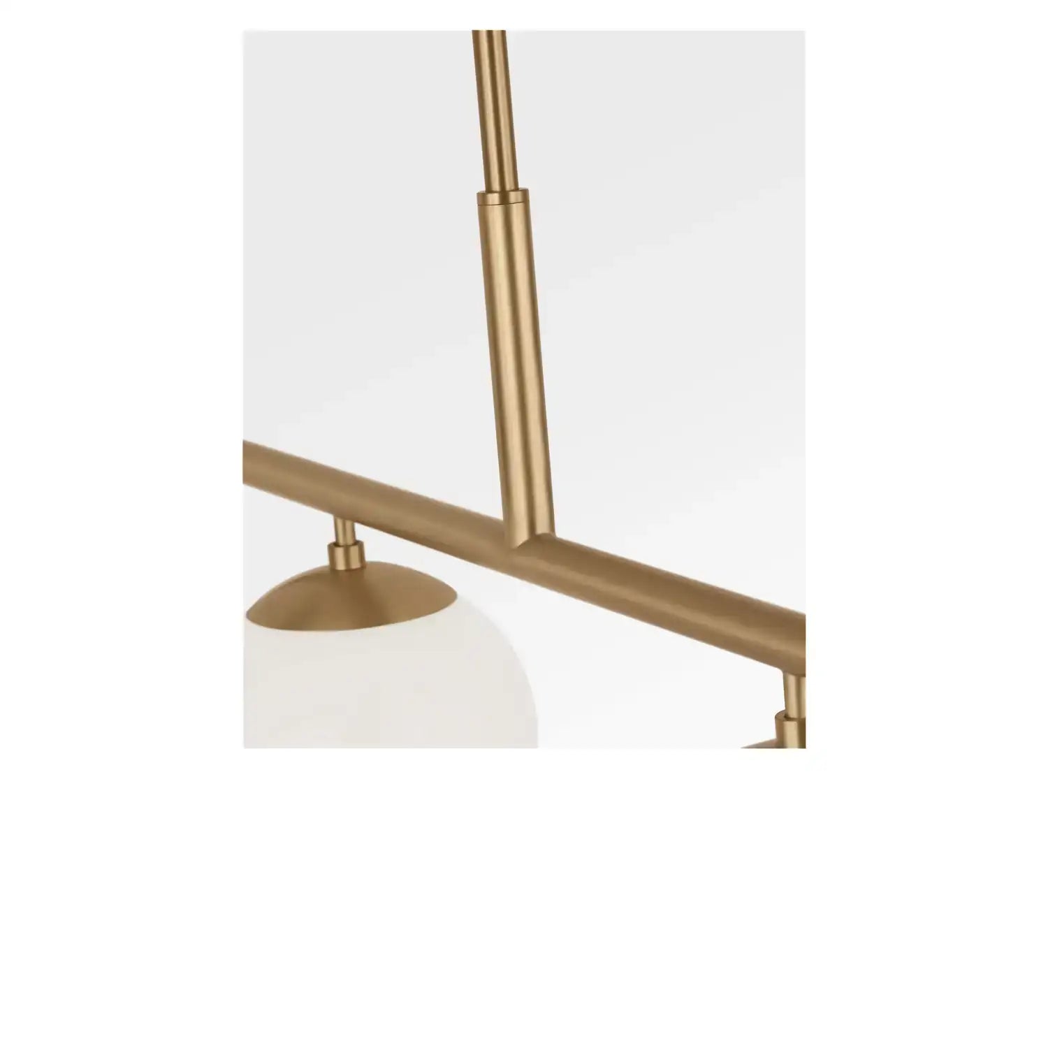 GENERATION LIGHTING, NUBE FOUR LIGHT LINEAR CHANDELIER, LINEAR LIGHT
