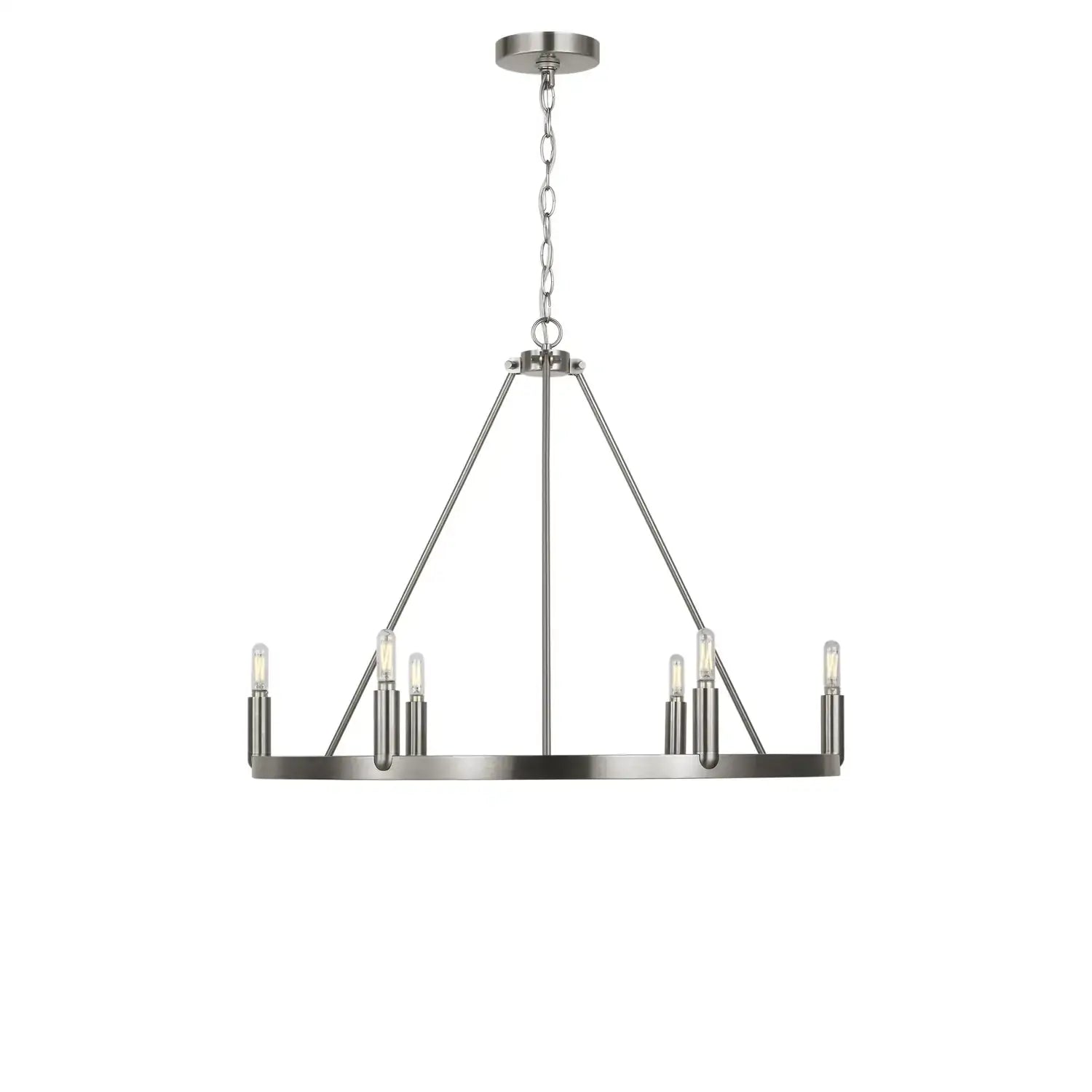 GENERATION LIGHTING, MIRLA SIX LIGHT CHANDELIER, CHANDELIER LIGHT