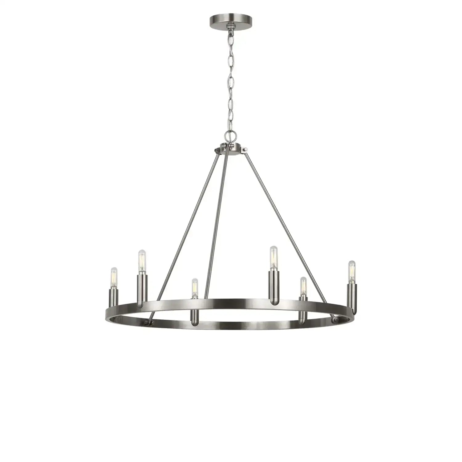 GENERATION LIGHTING, MIRLA SIX LIGHT CHANDELIER, CHANDELIER LIGHT