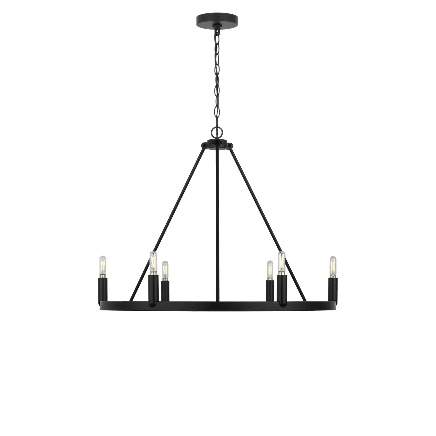GENERATION LIGHTING, MIRLA SIX LIGHT CHANDELIER, CHANDELIER LIGHT