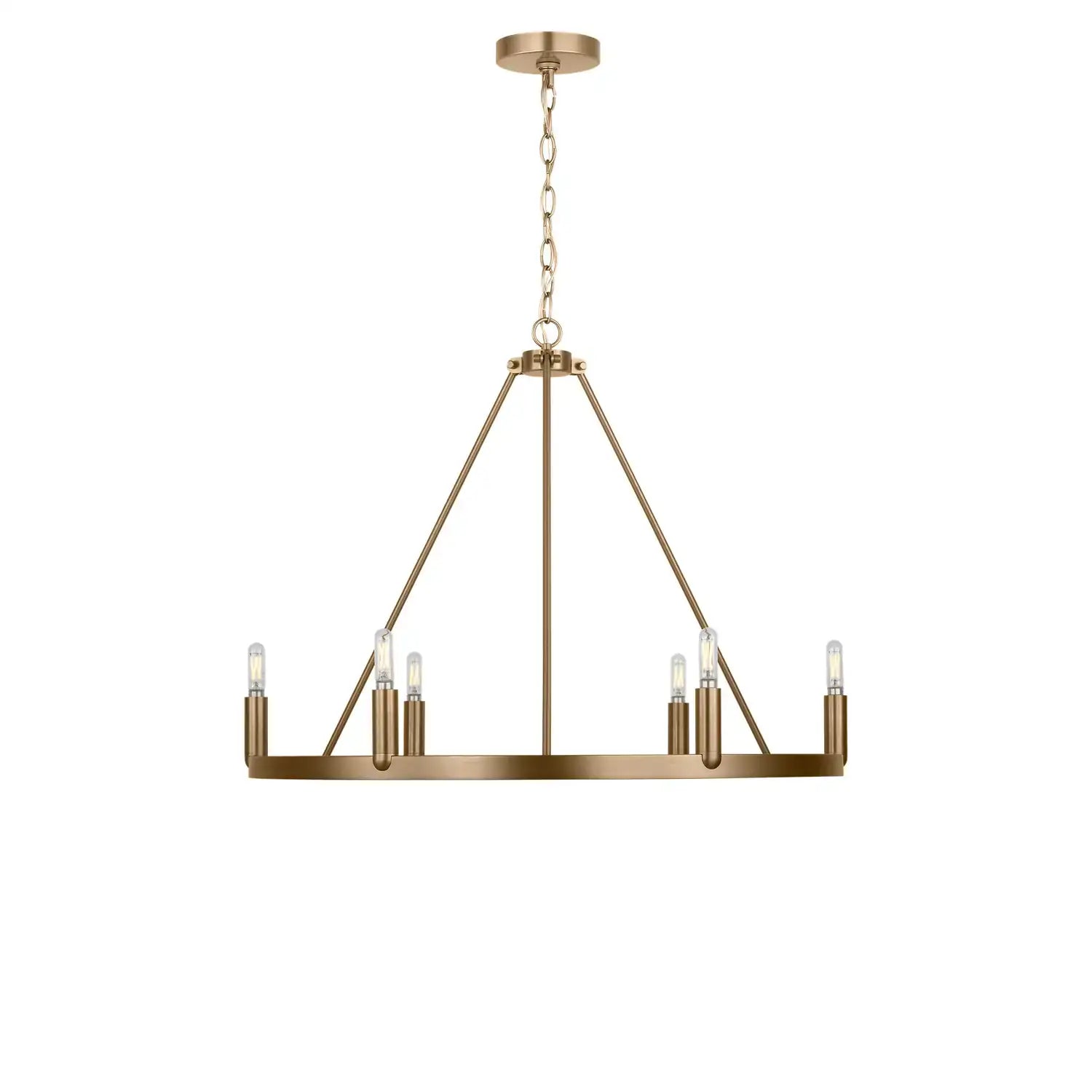 GENERATION LIGHTING, MIRLA SIX LIGHT CHANDELIER, CHANDELIER LIGHT