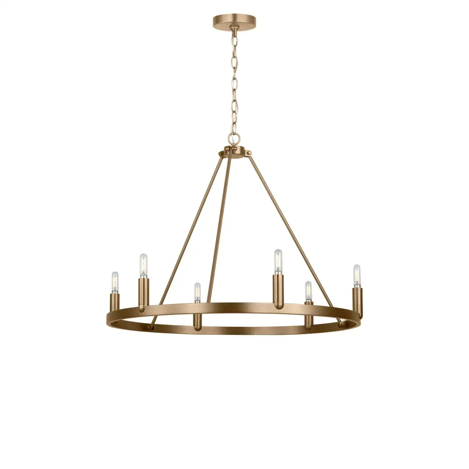 GENERATION LIGHTING, MIRLA SIX LIGHT CHANDELIER, CHANDELIER LIGHT