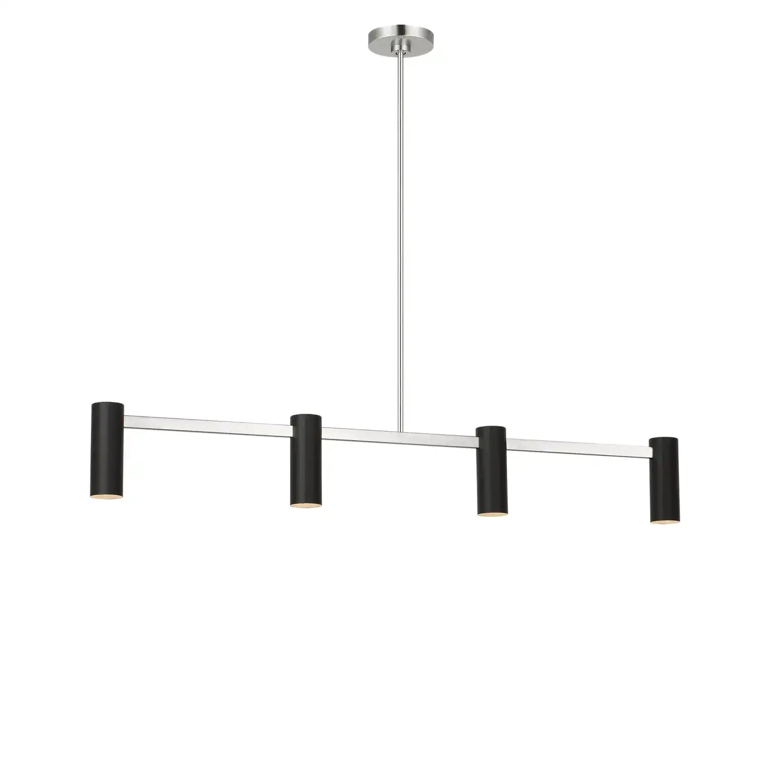 GENERATION LIGHTING, ZENTRO FOUR LIGHT LINEAR CHANDELIER, LINEAR LIGHT