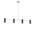 GENERATION LIGHTING, ZENTRO FOUR LIGHT LINEAR CHANDELIER, LINEAR LIGHT