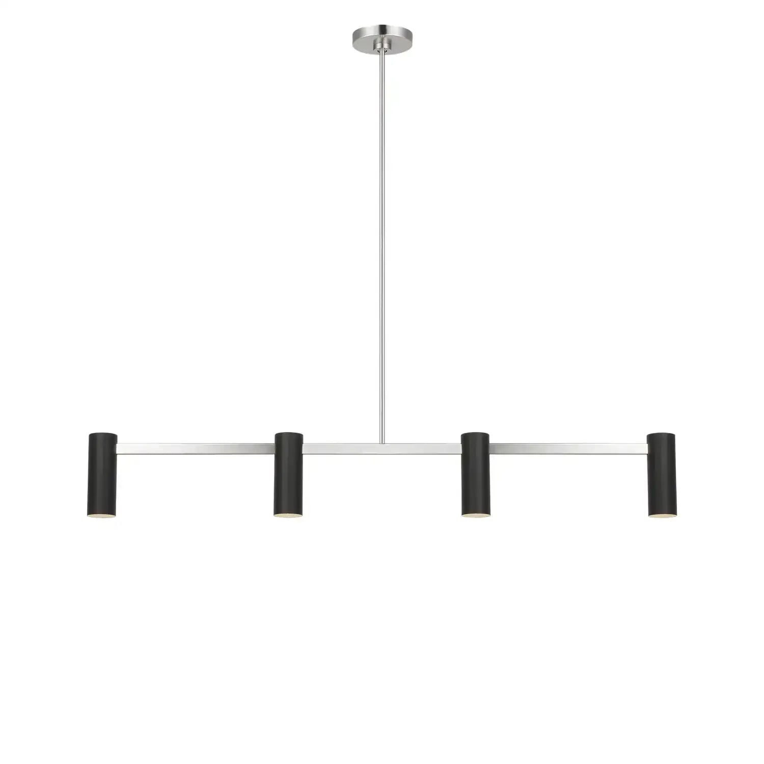 GENERATION LIGHTING, ZENTRO FOUR LIGHT LINEAR CHANDELIER, LINEAR LIGHT