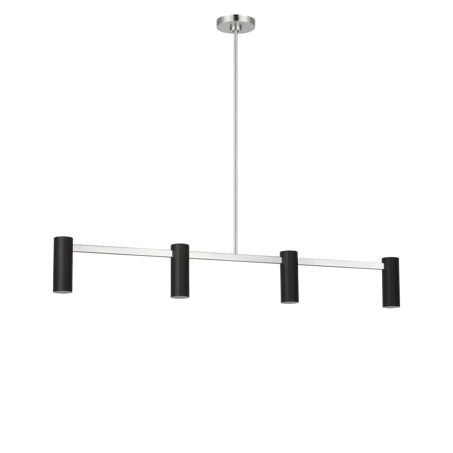 GENERATION LIGHTING, ZENTRO FOUR LIGHT LINEAR CHANDELIER, LINEAR LIGHT