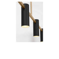 GENERATION LIGHTING, ZENTRO FOUR LIGHT LINEAR CHANDELIER, LINEAR LIGHT