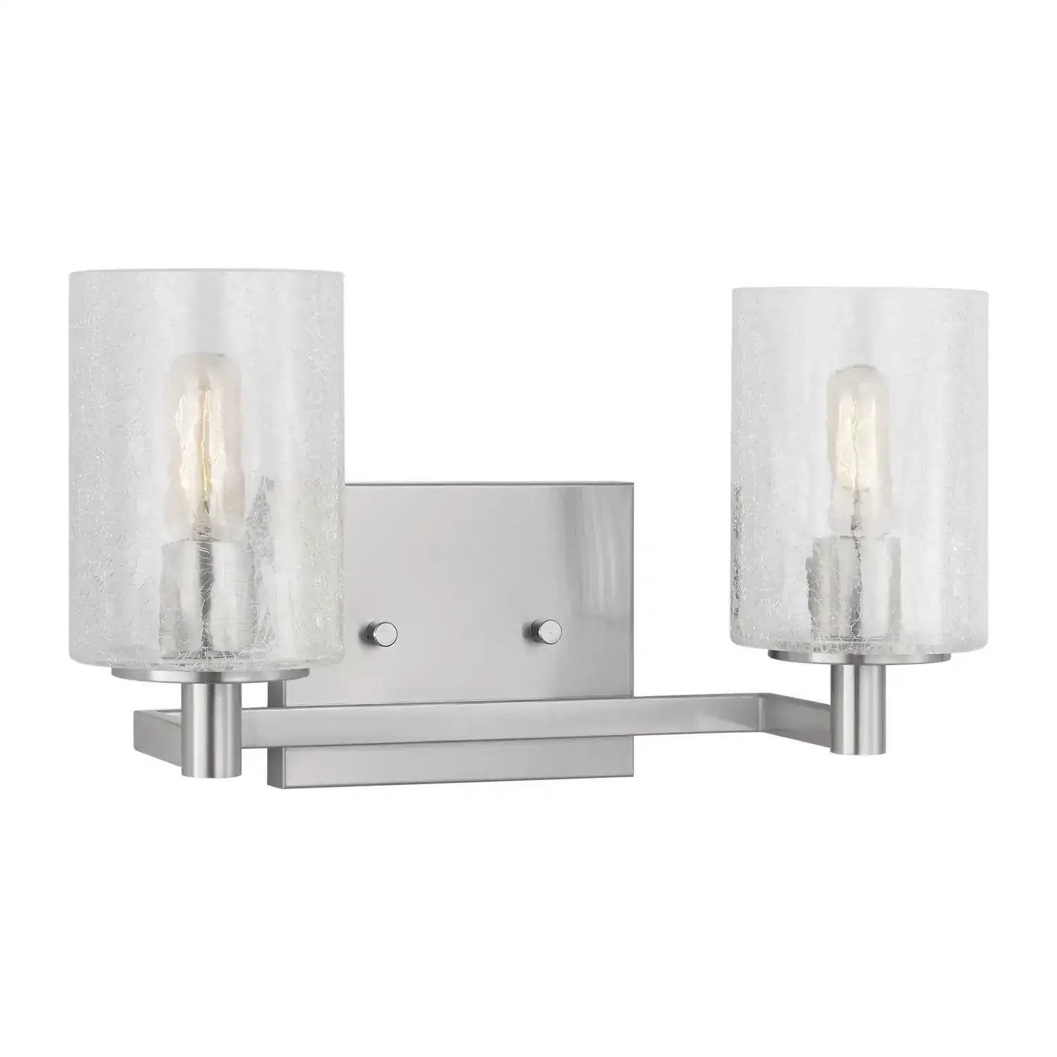 GENERATION LIGHTING, PARKER TWO LIGHT WALL / BATH, BATH VANITY LIGHT