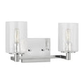 GENERATION LIGHTING, PARKER TWO LIGHT WALL / BATH, BATH VANITY LIGHT