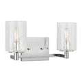 GENERATION LIGHTING, PARKER TWO LIGHT WALL / BATH, BATH VANITY LIGHT