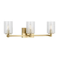 GENERATION LIGHTING, PARKER THREE LIGHT WALL / BATH, BATH VANITY LIGHT