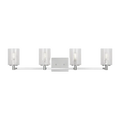 GENERATION LIGHTING, PARKER FOUR LIGHT WALL / BATH, BATH VANITY LIGHT