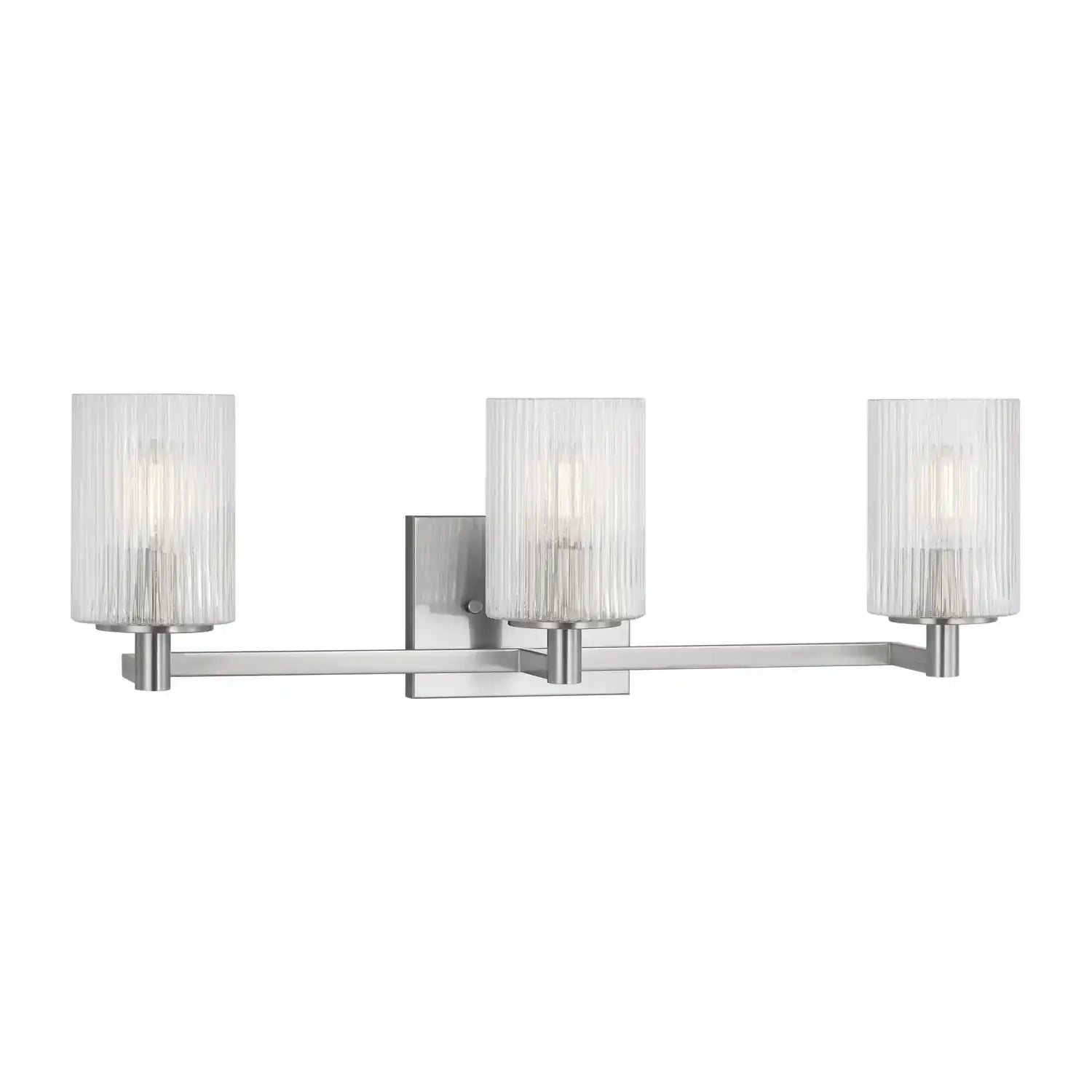 GENERATION LIGHTING, LANDO THREE LIGHT WALL / BATH, BATH VANITY LIGHT