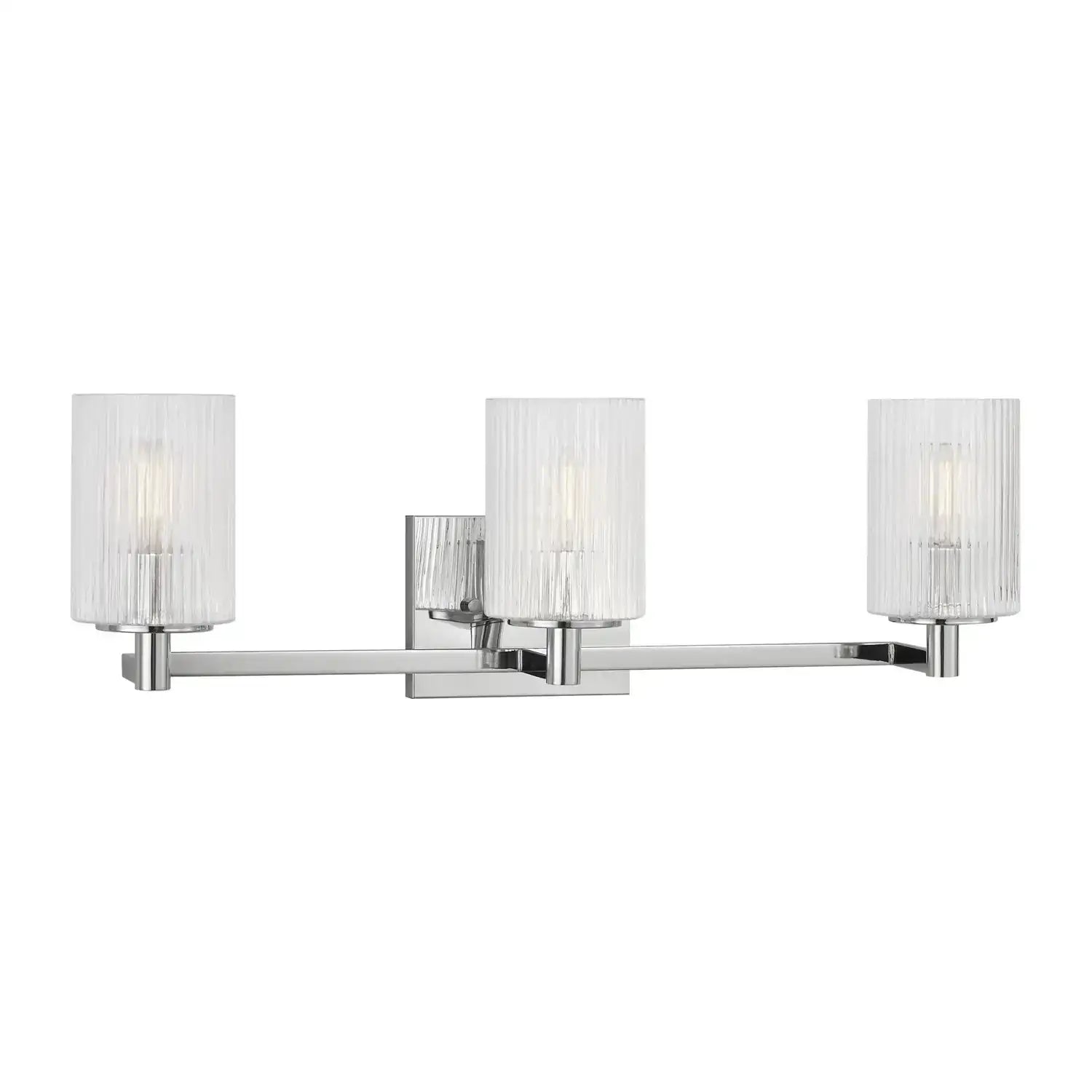 GENERATION LIGHTING, LANDO THREE LIGHT WALL / BATH, BATH VANITY LIGHT