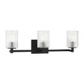 GENERATION LIGHTING, LANDO THREE LIGHT WALL / BATH, BATH VANITY LIGHT