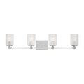 GENERATION LIGHTING, LANDO FOUR LIGHT WALL / BATH, BATH VANITY LIGHT