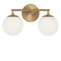 GENERATION LIGHTING, NUBE TWO LIGHT VANITY, BATH VANITY LIGHT