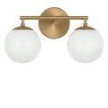 GENERATION LIGHTING, NUBE TWO LIGHT VANITY, BATH VANITY LIGHT