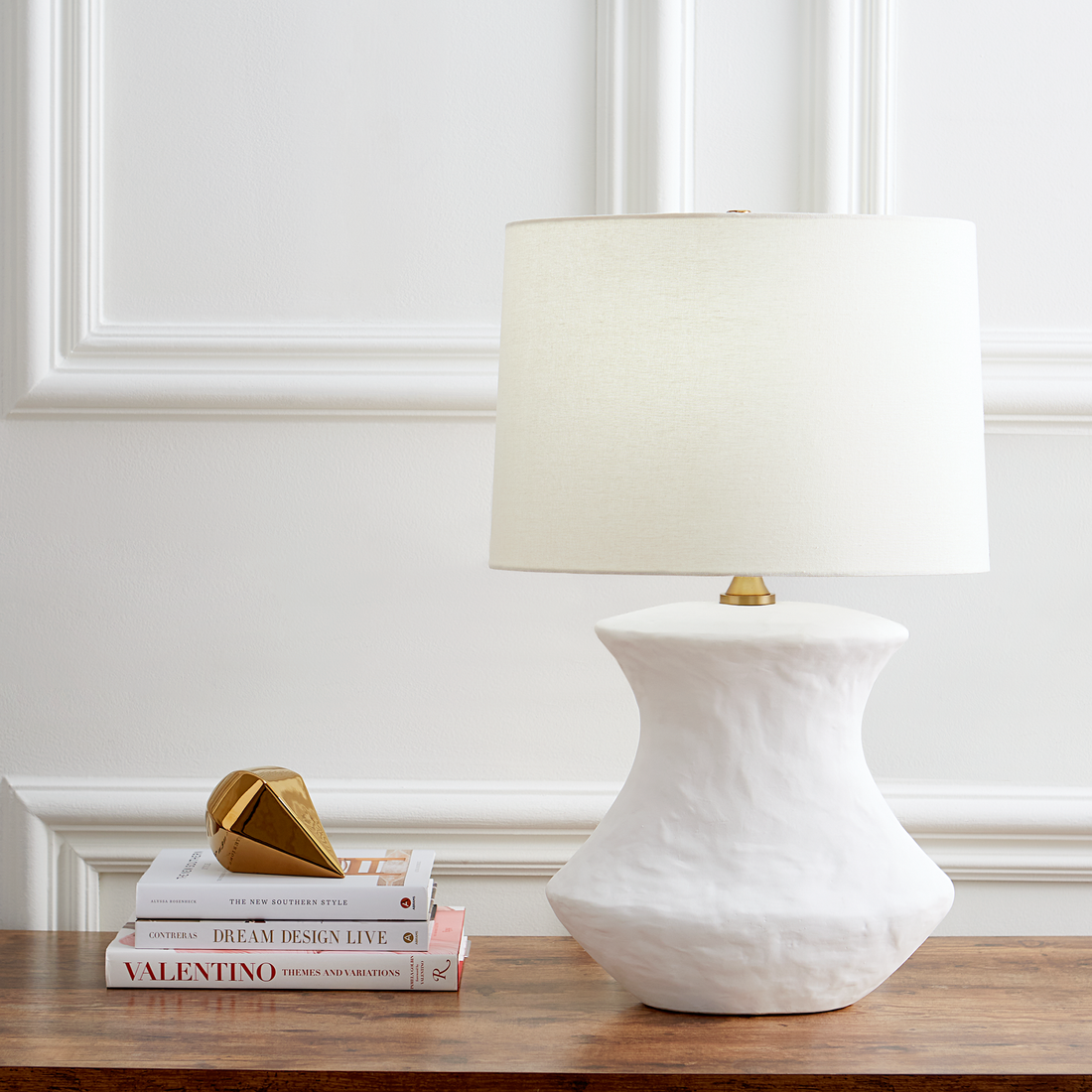 VISUAL COMFORT & CO., BONE TABLE LAMP, TABLE LAMPS