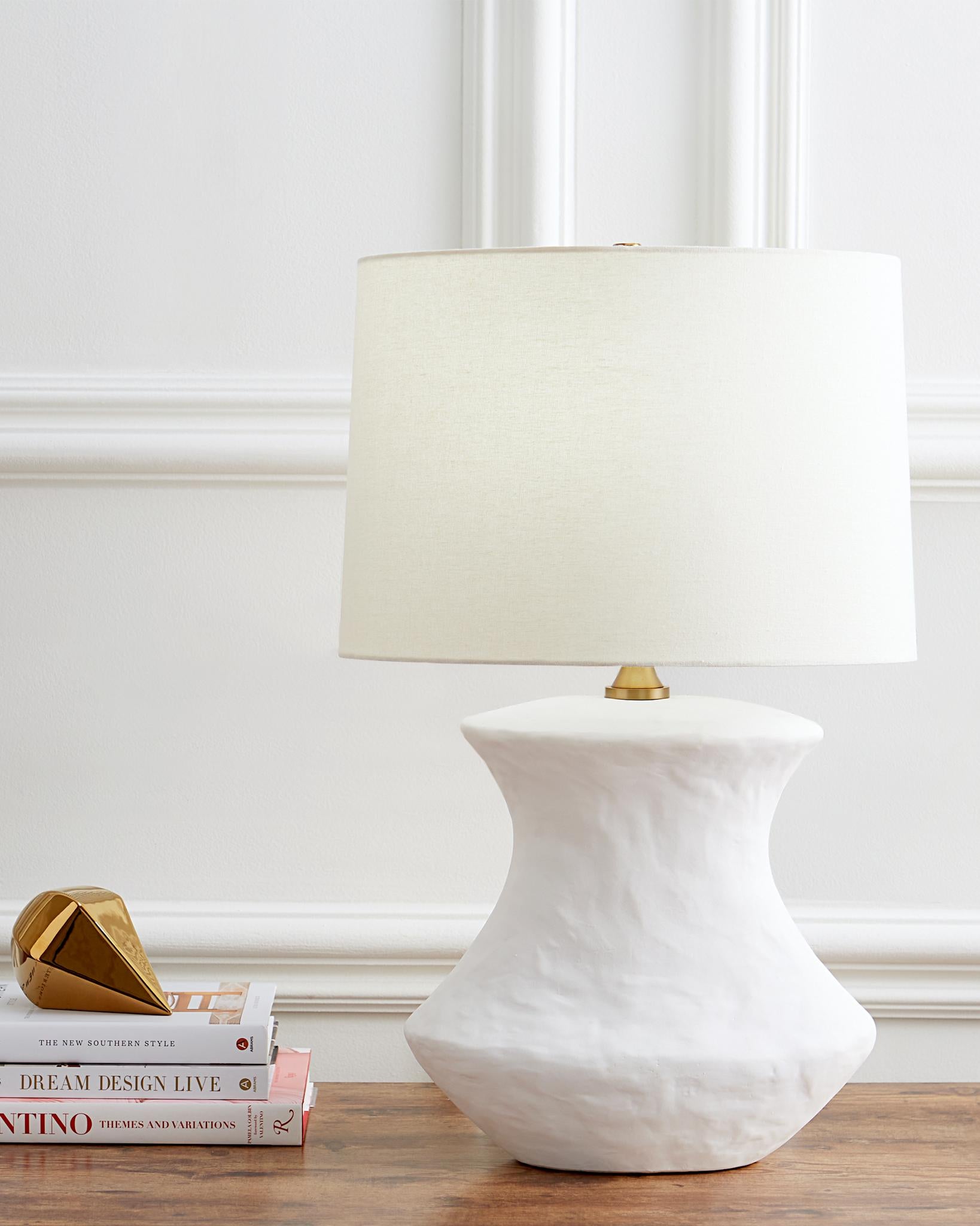 VISUAL COMFORT & CO., BONE TABLE LAMP, TABLE LAMPS