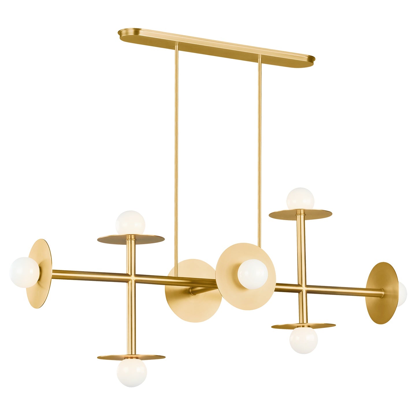 VISUAL COMFORT STUDIO, NODES LINEAR CHANDELIER, CHANDELIER LIGHT