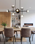 VISUAL COMFORT STUDIO, NODES LINEAR CHANDELIER, CHANDELIER LIGHT