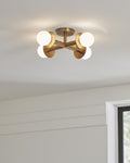 VISUAL COMFORT & CO., NODES SEMI-FLUSH MOUNT, SEMI FLUSH MOUNT LIGHT