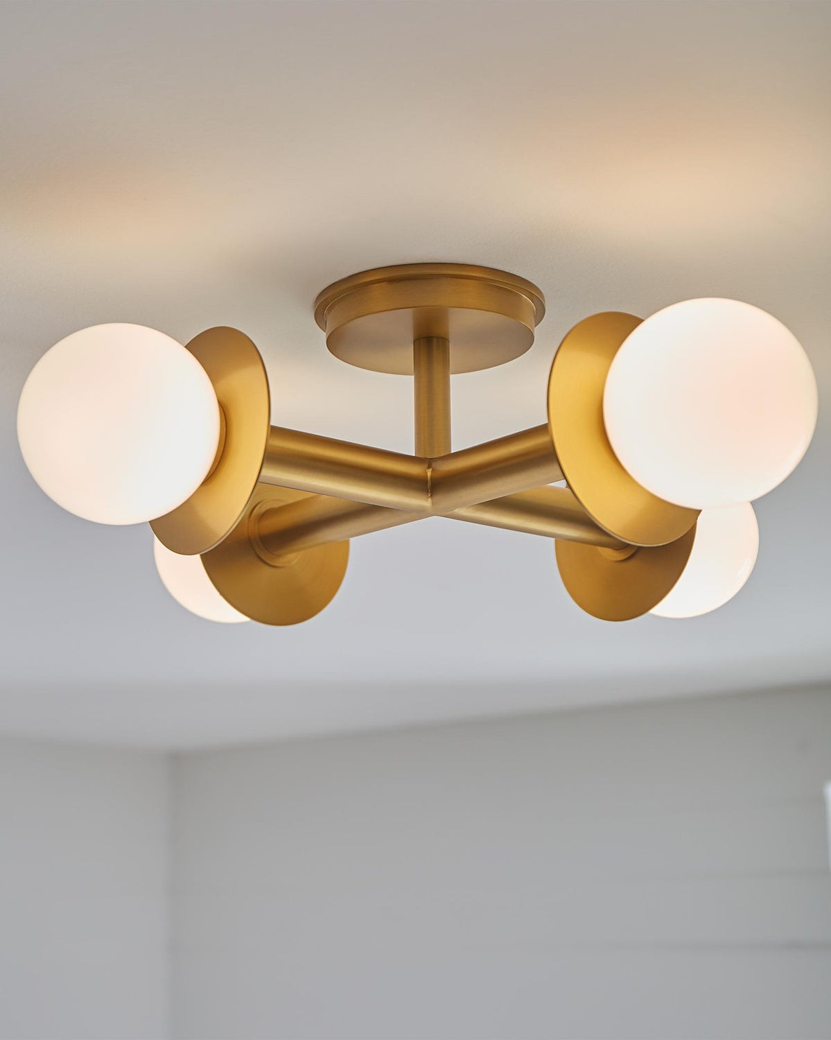VISUAL COMFORT & CO., NODES SEMI-FLUSH MOUNT, SEMI FLUSH MOUNT LIGHT