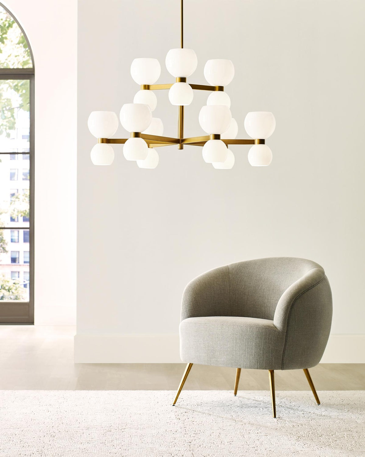 VISUAL COMFORT STUDIO, LONDYN CHANDELIER, CHANDELIER LIGHT