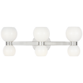 VISUAL COMFORT STUDIO, LONDYN SIX LIGHT VANITY, VANITY LIGHT