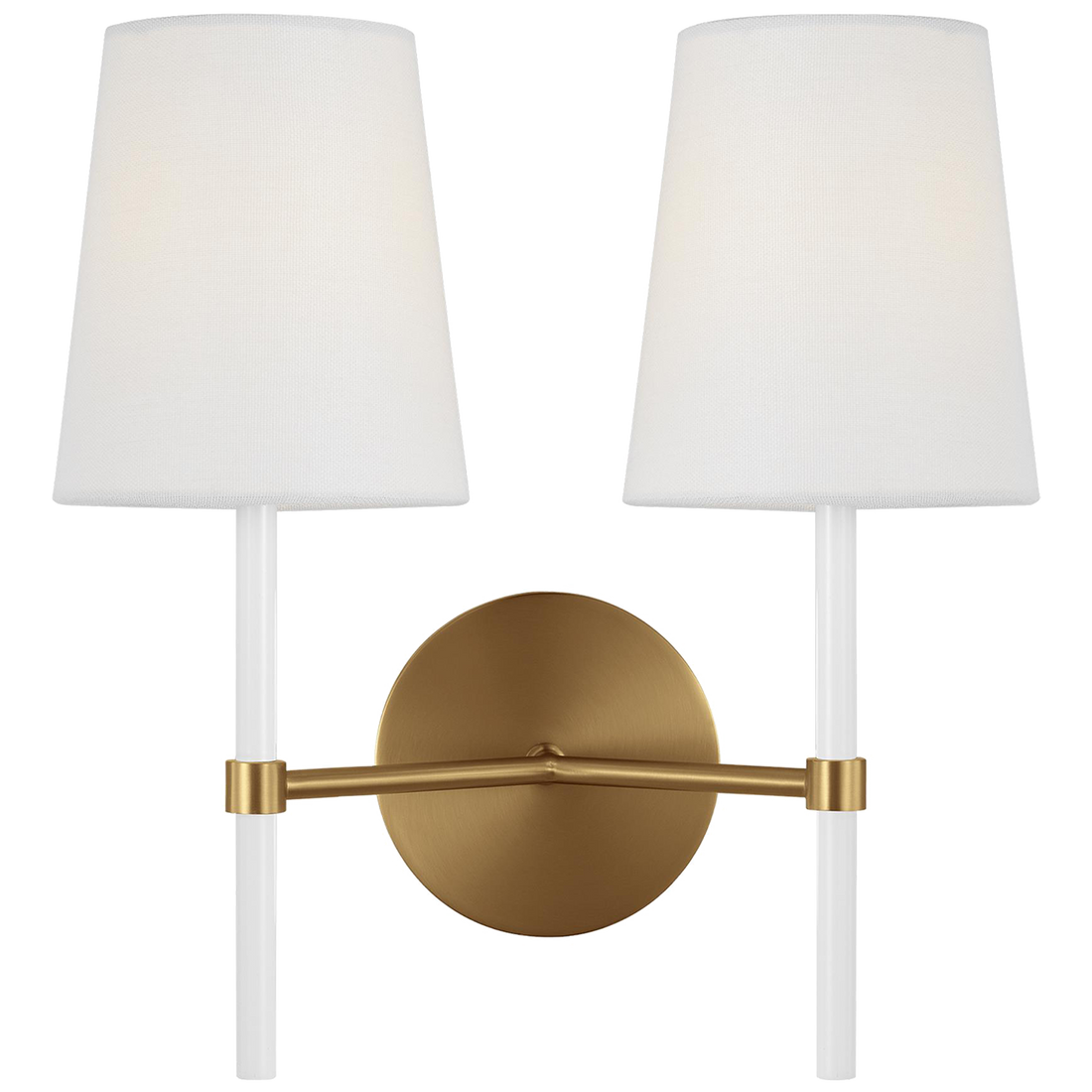 VISUAL COMFORT & CO., MONROE DOUBLE SCONCE, WALL SCONCES