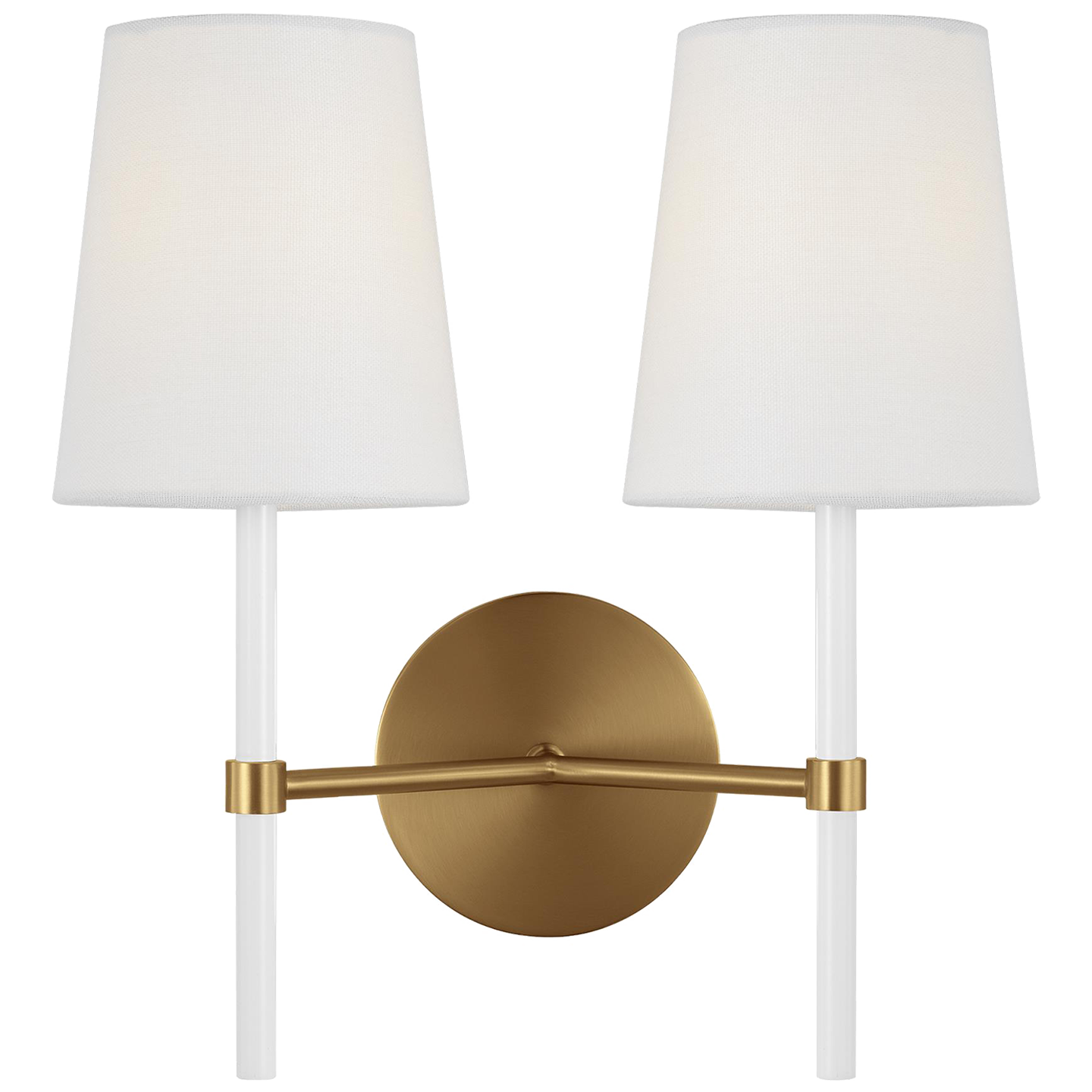 VISUAL COMFORT & CO., MONROE DOUBLE SCONCE, WALL SCONCES