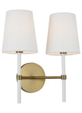 VISUAL COMFORT & CO., MONROE DOUBLE SCONCE, WALL SCONCES