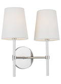 VISUAL COMFORT & CO., MONROE DOUBLE SCONCE, WALL SCONCES