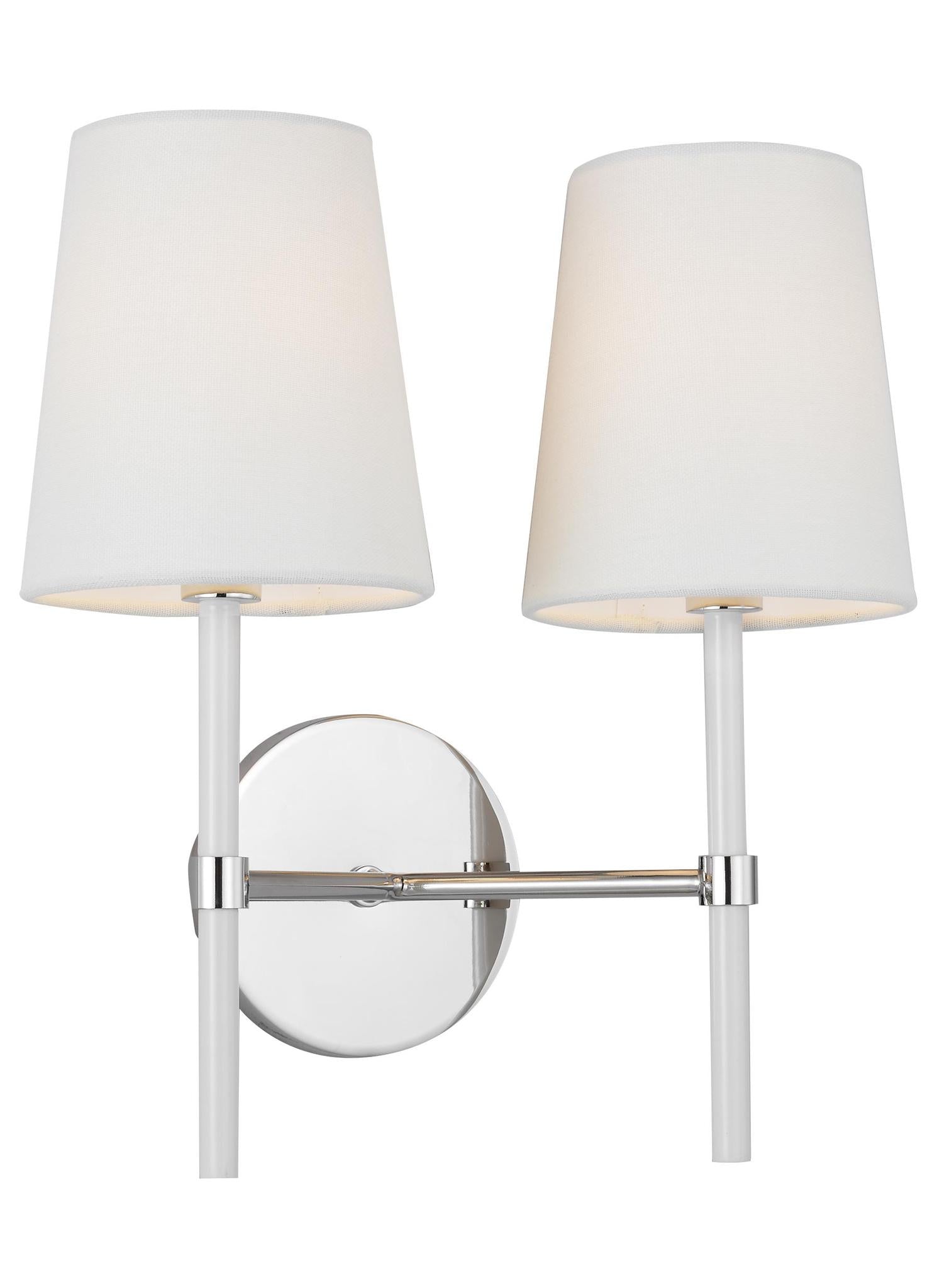 VISUAL COMFORT & CO., MONROE DOUBLE SCONCE, WALL SCONCES