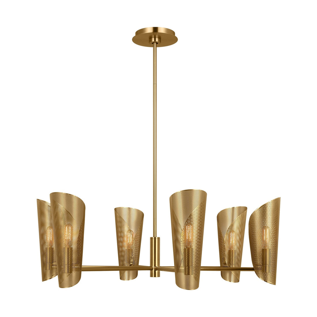 VISUAL COMFORT & CO., PLIVOT CHANDELIER, CHANDELIER LIGHT