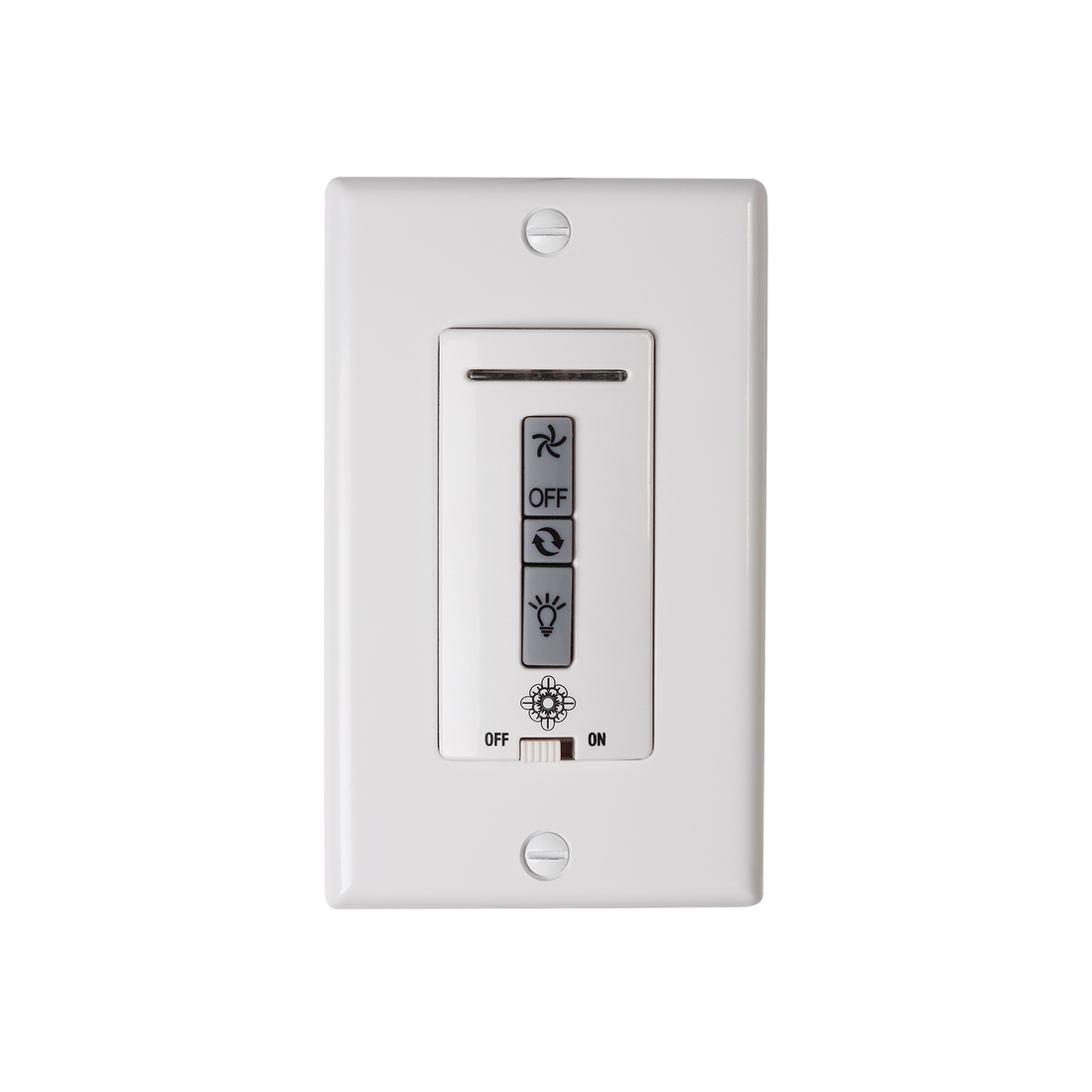 VISUAL COMFORT & CO. HARDWIRED REMOTE WALL CONTROL ONLY. FAN REVERSE, SPEED, AND DOWNLIGHT CONTROL. | MCRC3RW - DO NOT SHOW ON WEBSITE