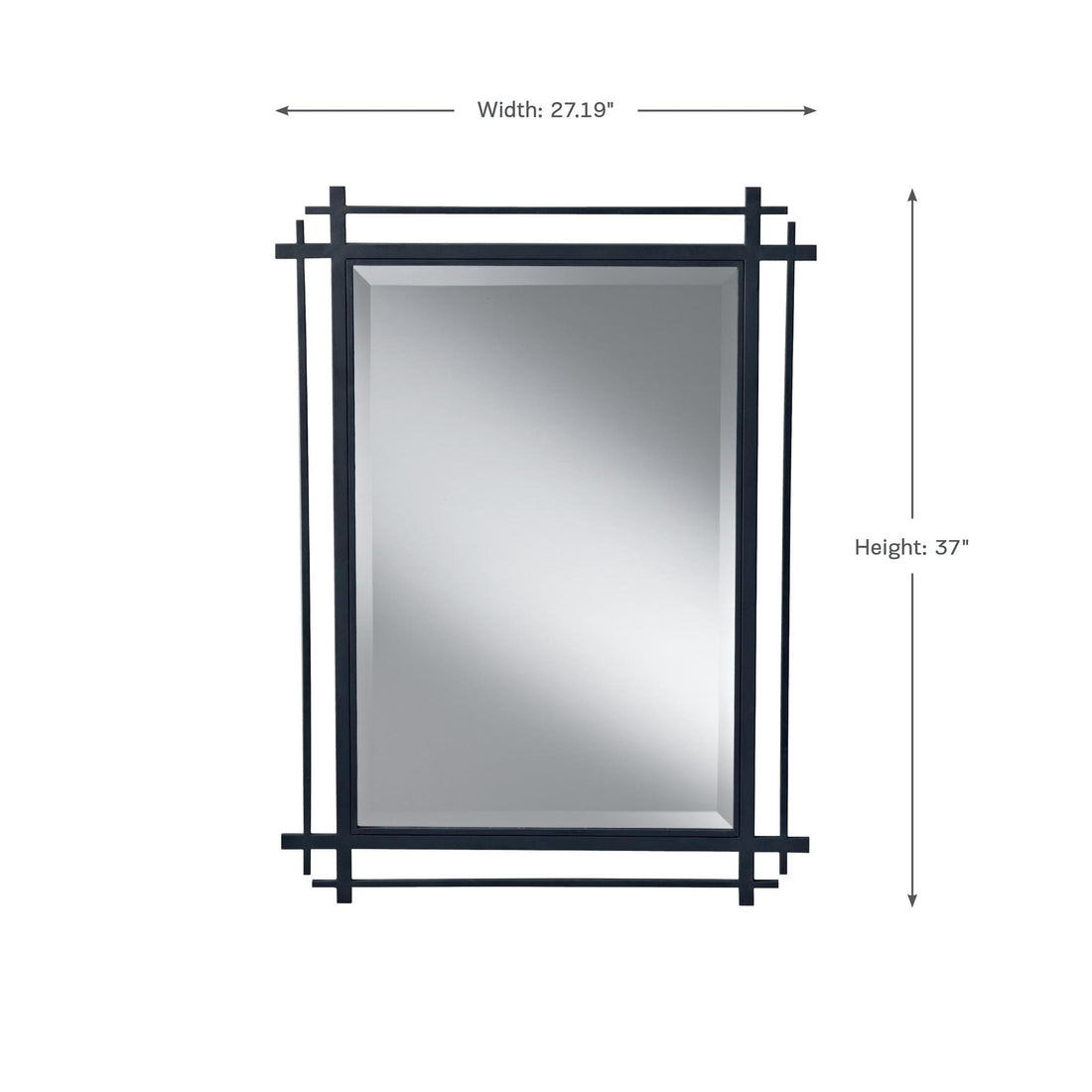 GENERATION LIGHTING ETHAN RECTANGULAR MIRROR | MR1107AF - Mirrors