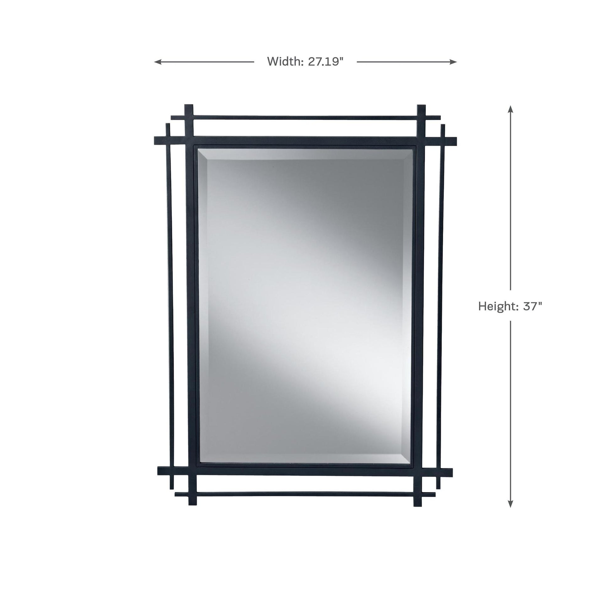 GENERATION LIGHTING ETHAN RECTANGULAR MIRROR | MR1107AF - Mirrors
