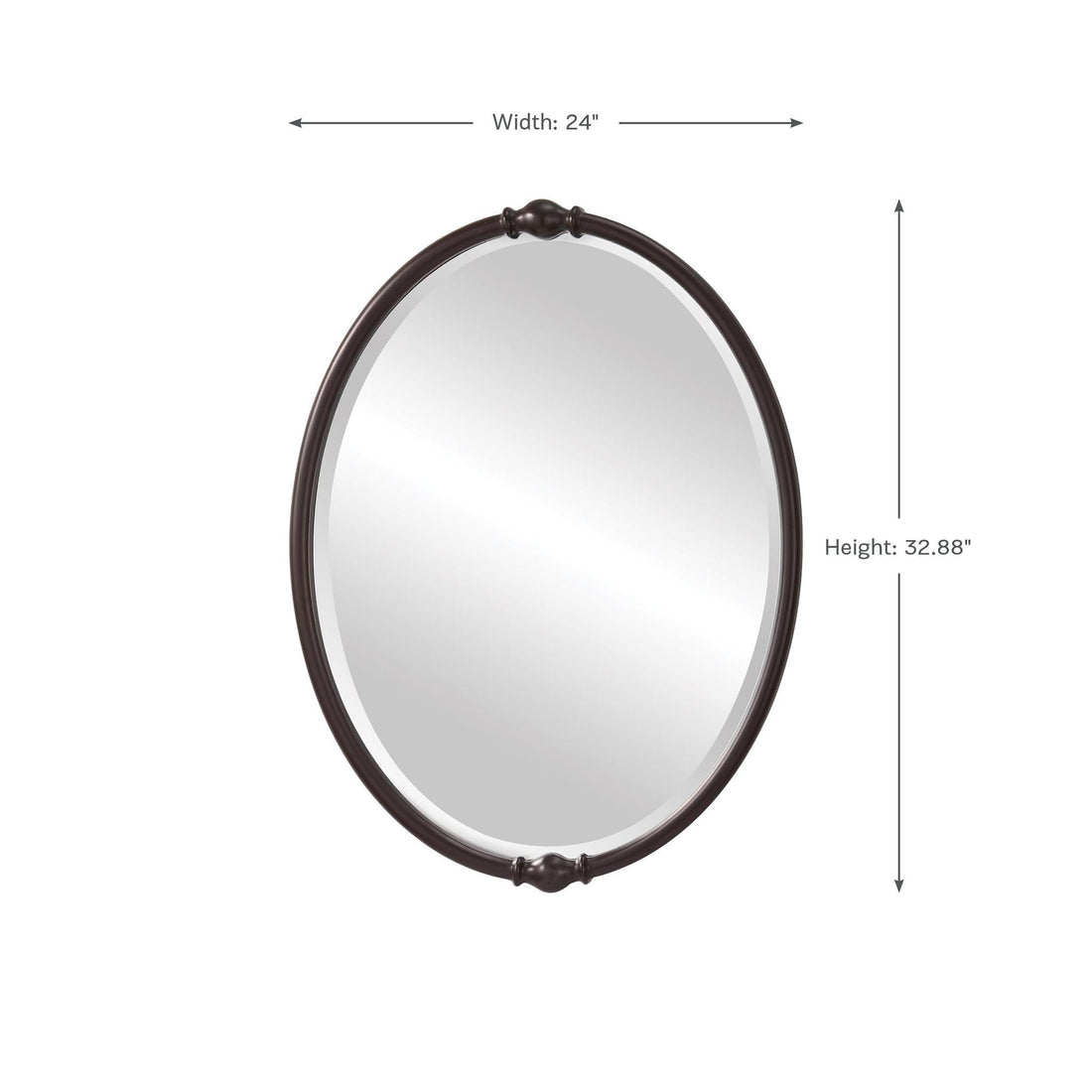 GENERATION LIGHTING JACKIE OVAL MIRROR | MR1119ORB - Mirrors