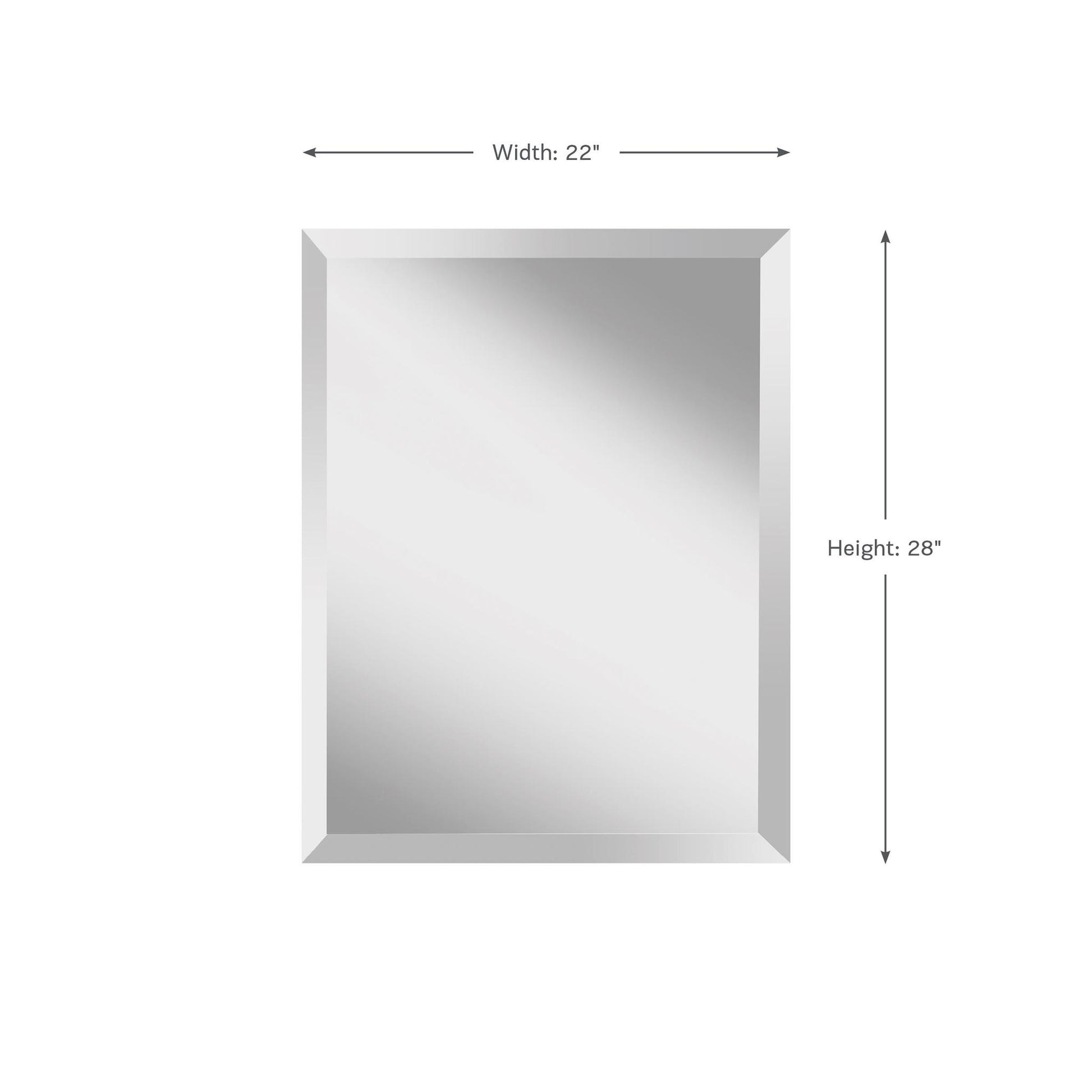 GENERATION LIGHTING INFINITY RECTANGLE MIRROR - Mirrors