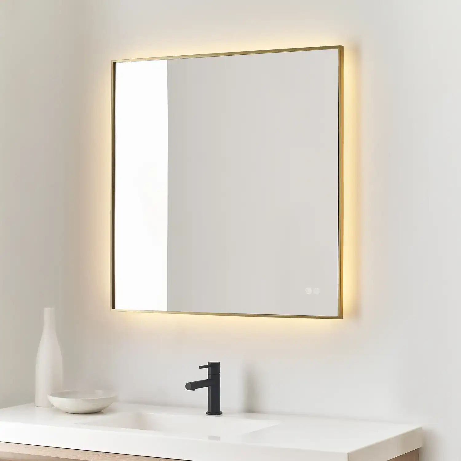GENERATION LIGHTING CADRE SQUARE MIRROR 30X30 - Mirrors