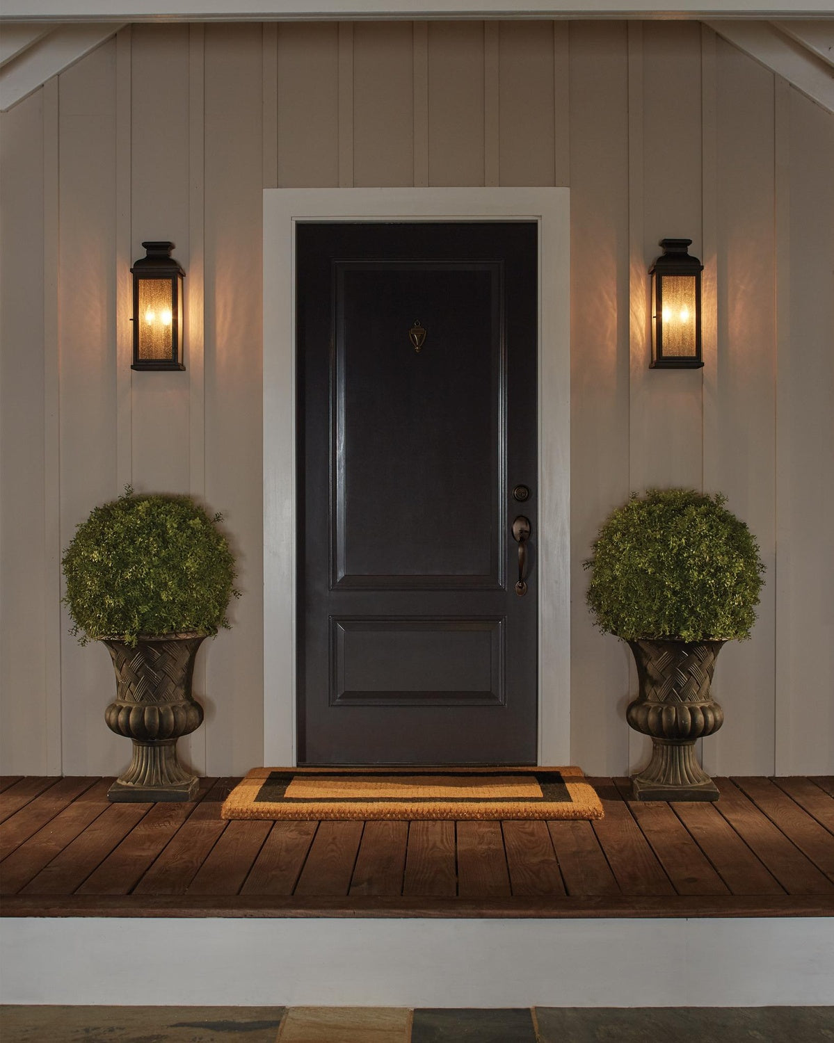 VISUAL COMFORT & CO., PEDIMENT LANTERN, OUTDOOR WALL LIGHTS