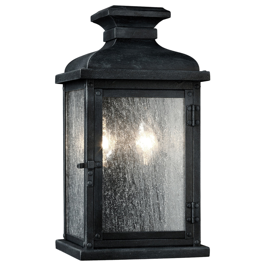 VISUAL COMFORT STUDIO, PEDIMENT LANTERN, OUTDOOR WALL LIGHTS