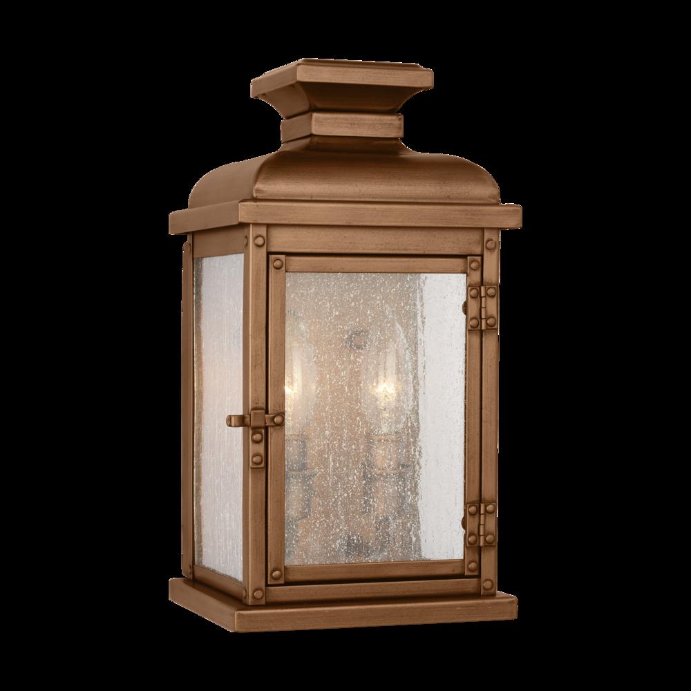 VISUAL COMFORT STUDIO, PEDIMENT WALL LANTERN, OUTDOOR WALL LIGHTS