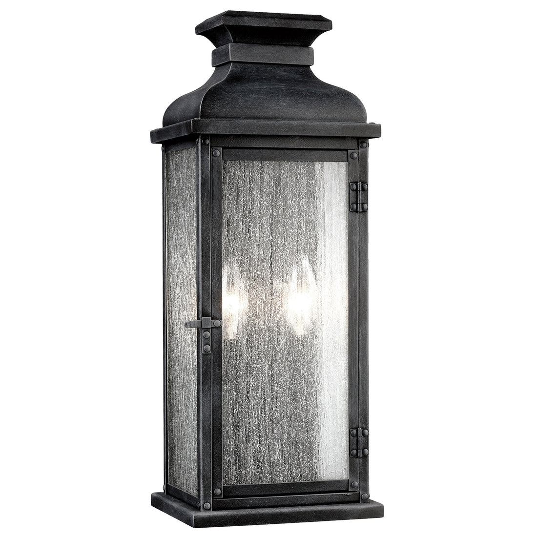 VISUAL COMFORT STUDIO, PEDIMENT LANTERN, OUTDOOR WALL LIGHTS