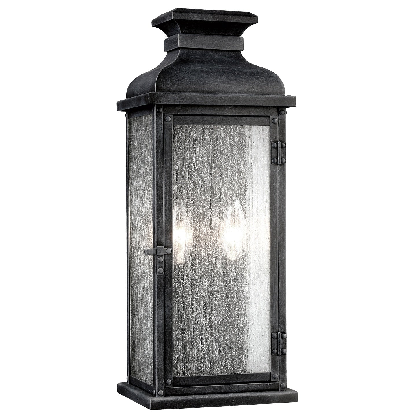 VISUAL COMFORT & CO., PEDIMENT LANTERN, OUTDOOR WALL LIGHTS