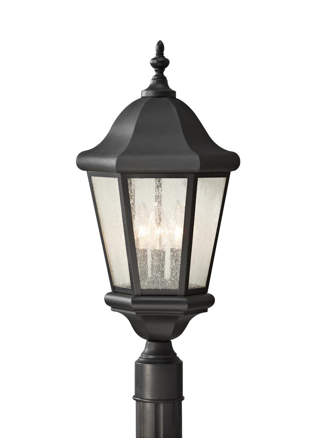 GENERATION LIGHTING MARTINSVILLE THREE LIGHT OUTDOOR POST LANTERN - Post