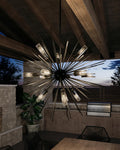 VISUAL COMFORT & CO., HILO OUTDOOR CHANDELIER, OUTDOOR CEILING LIGHTS