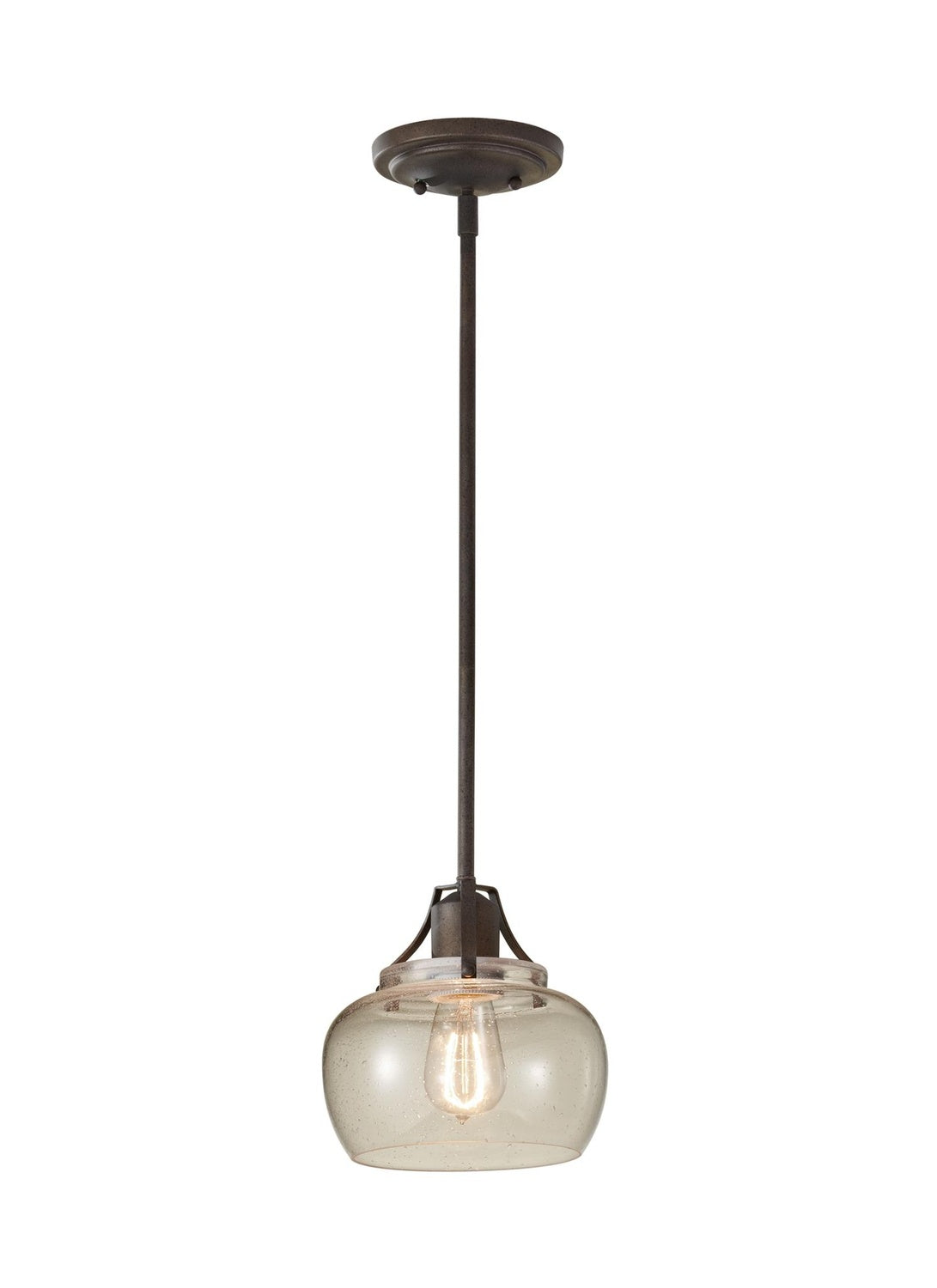 GENERATION LIGHTING, URBAN RENEWAL ROUND GLASS PENDANT, PENDANT LIGHT